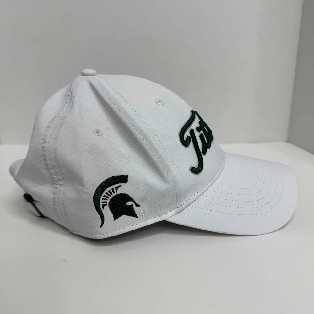 Titleist Michigan State Spartans Golf Hat White Adjustable Strapback '47 Brand
